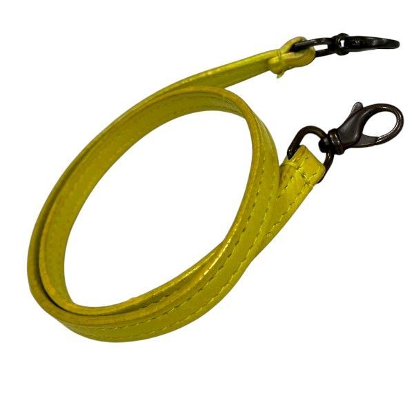Balenciaga Strap Wallet Classic Neon Yellow