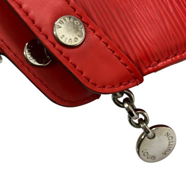 Louis Vuitton Epi MM 2-Way Shoulder Bag Carmine
