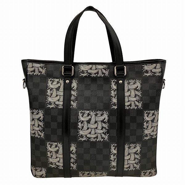 Louis Vuitton Damier Graphite Christopher Nemeth Tadao PM Tote Black Gray White