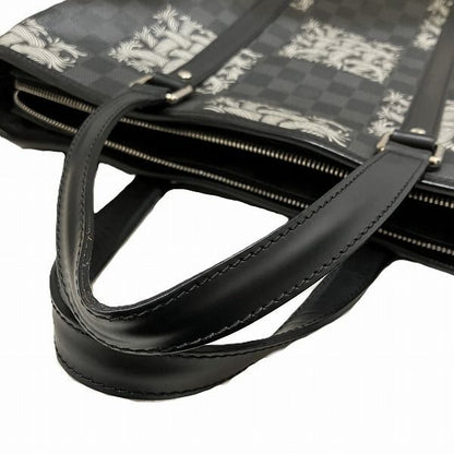 Louis Vuitton Damier Graphite Christopher Nemeth Tadao PM Tote Black Gray White