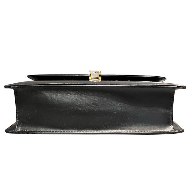 Celine Carriage Navy Leather Shoulder Bag