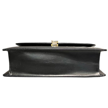 Celine Carriage Navy Leather Shoulder Bag