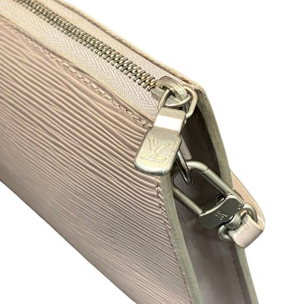 Louis Vuitton Epi Pochette Bag Handbag Lavender
