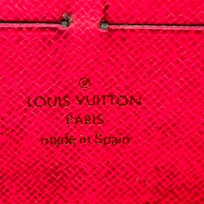 Louis Vuitton Monogram Graffiti Zippy Wallet Brown Pink