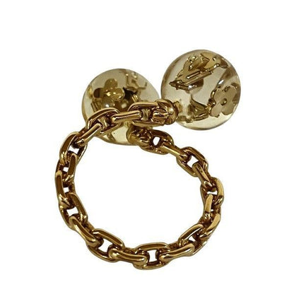 Louis Vuitton Bag Veil John Fawn Ring Gold Clear