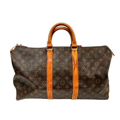 Louis Vuitton Monogram Keepall Bandouliere 45 Boston Bag