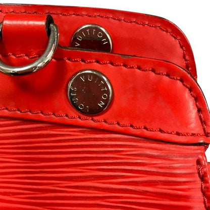 Louis Vuitton Epi MM 2-Way Shoulder Bag Carmine
