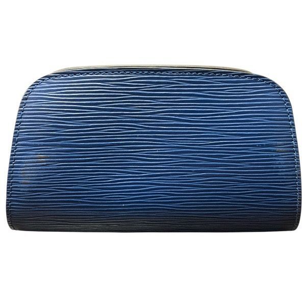 Louis Vuitton Epi Dauphine PM Toledo Blue Pouch