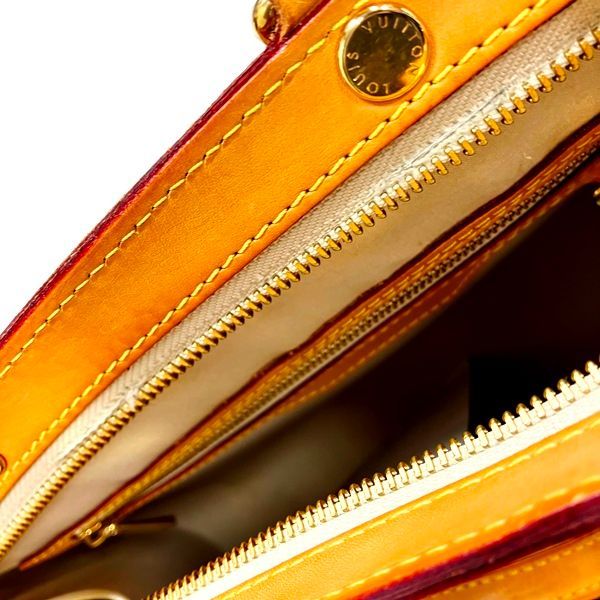 Louis Vuitton Monogram Vernis MM Bag Handbag Bronze Corail