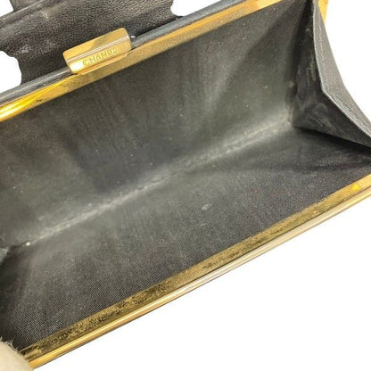 Chanel Caviar Leather Bifold Wallet Clasp Noir Black