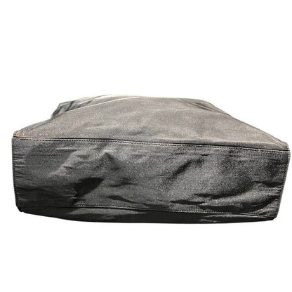 Prada Black Nylon Plastic Tote