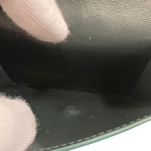 Celine Triomphe Small Flap Wallet Trifold Dark Green