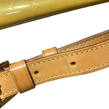Louis Vuitton Monogram Vernis Thompson Street Shoulder Bag Lime Yellow