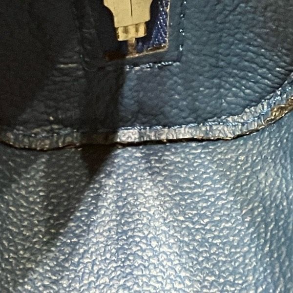 Louis Vuitton Epi Dauphine PM Toledo Blue Pouch