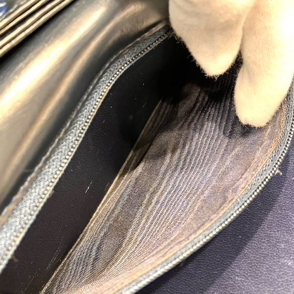 Celine Carriage Navy Leather Shoulder Bag