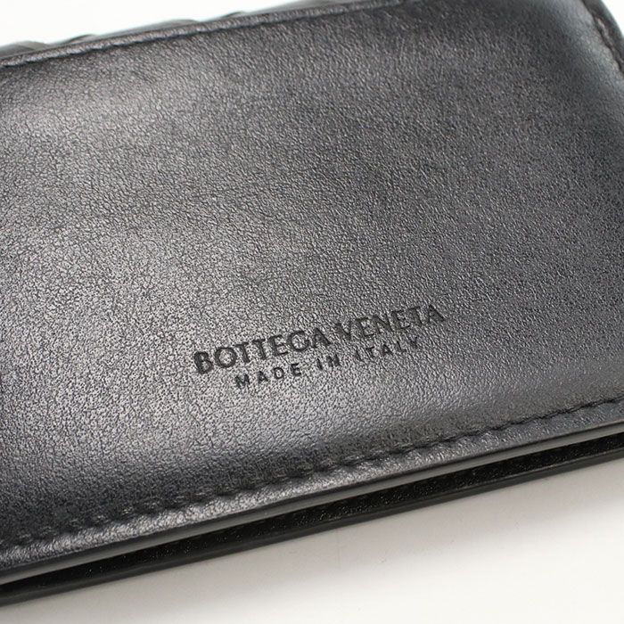 Bottega Veneta Business Card Case Intrecciato Holder Leather
