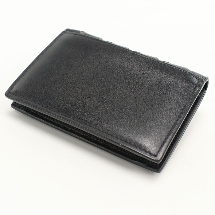 Bottega Veneta Business Card Case Intrecciato Holder Leather