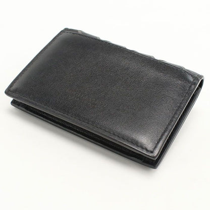 Bottega Veneta Business Card Case Intrecciato Holder Leather