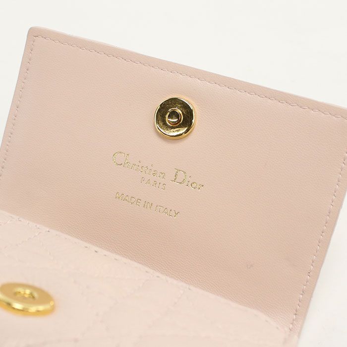 Dior Glycine Wallet Dio Lucaro Coin Purse Lambskin