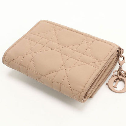 Dior Lotus Wallet Trifold Lambskin