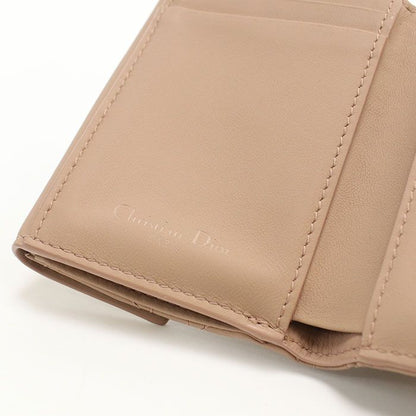 Dior Lotus Wallet Trifold Lambskin