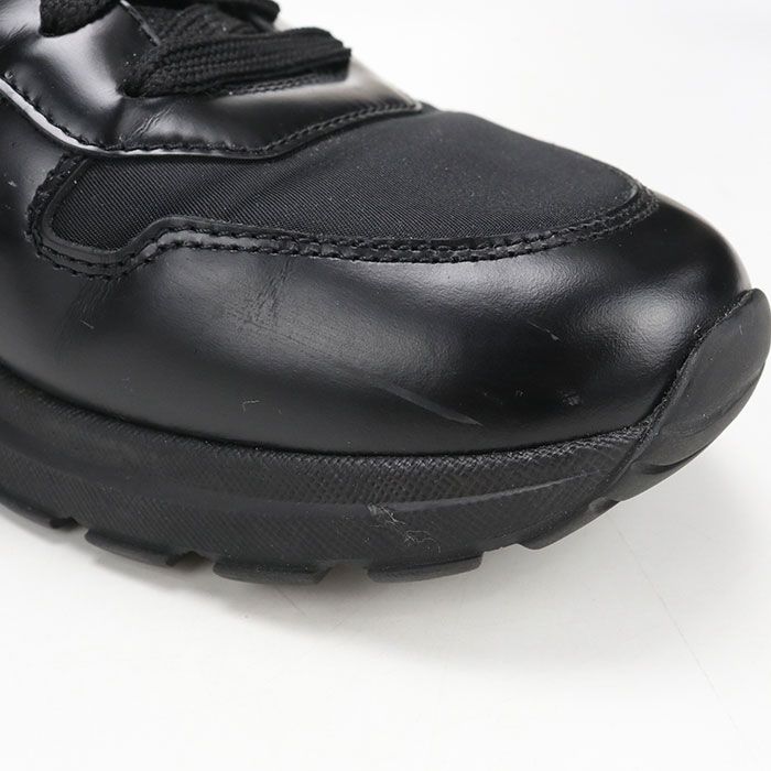 Prada Brushed Leather Sneakers Prax 01