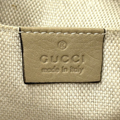 Gucci Interlocking Shoulder Bag Leather Soho Beige