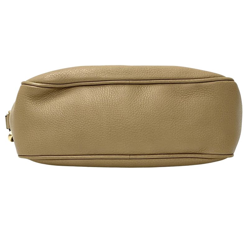 Gucci Interlocking Shoulder Bag Leather Soho Beige
