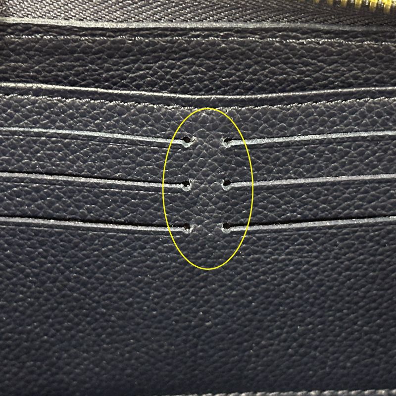Louis Vuitton Wallet Monogram Empreinte Zippy Marine