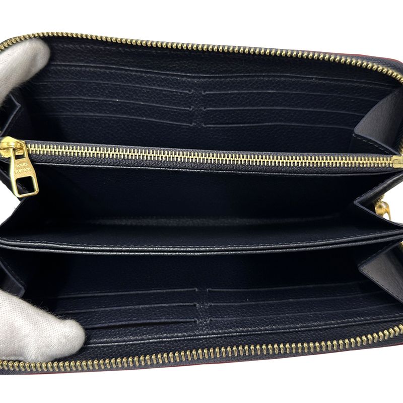 Louis Vuitton Wallet Monogram Empreinte Zippy Marine