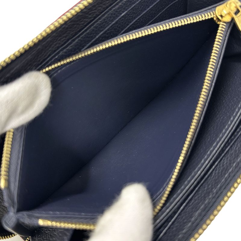 Louis Vuitton Wallet Monogram Empreinte Zippy Marine