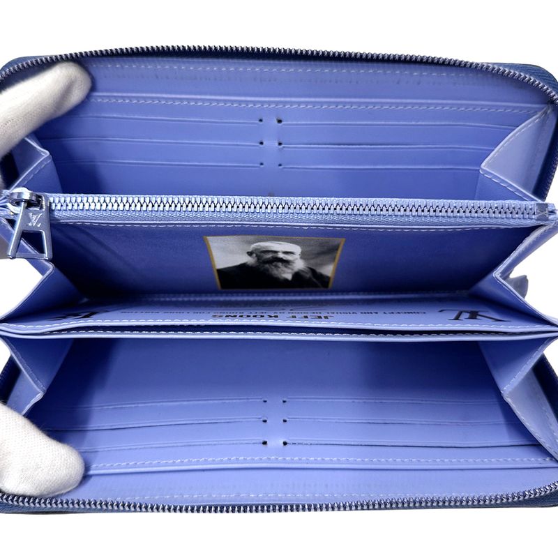 Louis Vuitton Wallet Clemence Zippy Blue