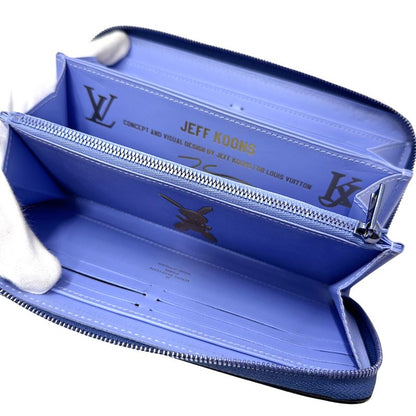 Louis Vuitton Wallet Clemence Zippy Blue