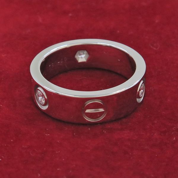 Cartier Love Ring Half Diamond 49