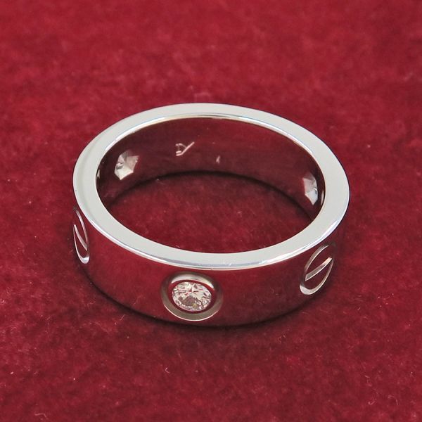 Cartier Love Ring Half Diamond 49