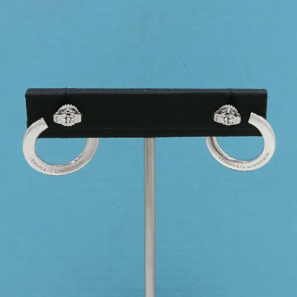 Tiffany & Co T One Open Diamond Earrings