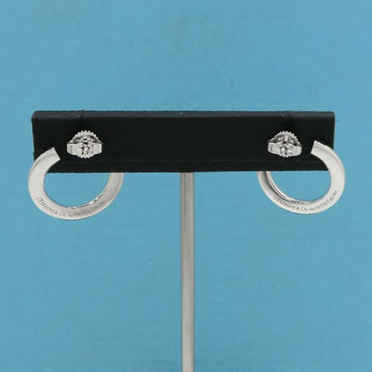 Tiffany & Co T One Open Diamond Earrings