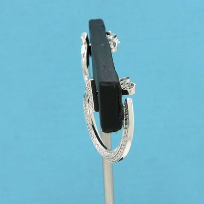 Tiffany & Co T One Open Diamond Earrings