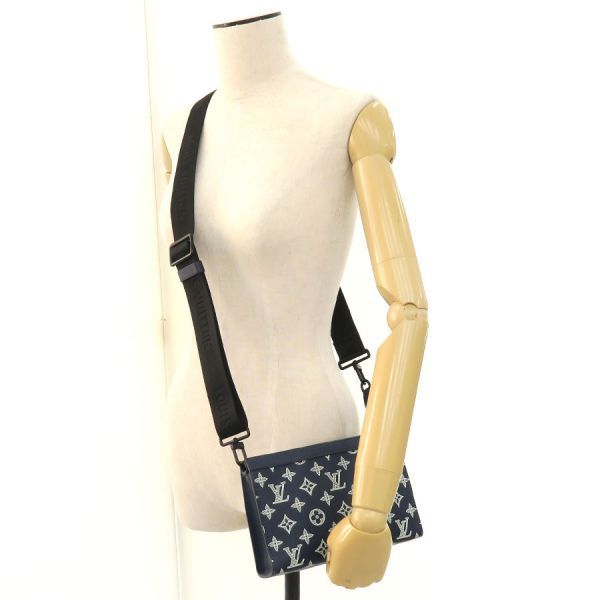 Louis Vuitton Gaston Wearable Wallet Navy Blue