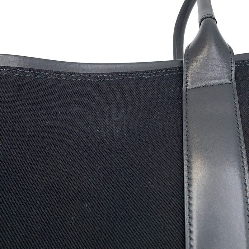 Saint Laurent Paris Tote Rive Gauche Canvas Black