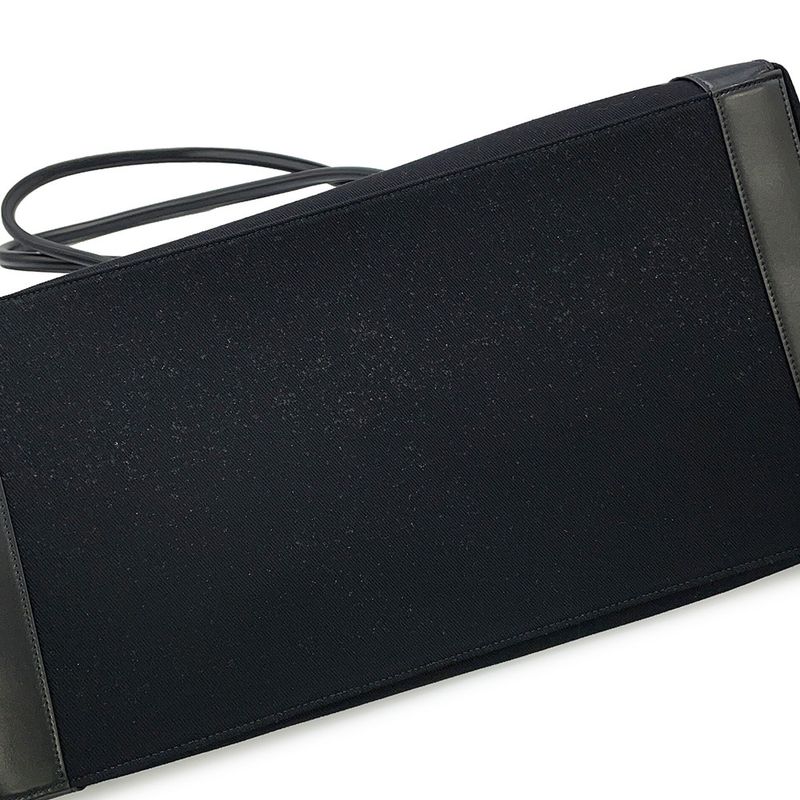 Saint Laurent Paris Tote Rive Gauche Canvas Black