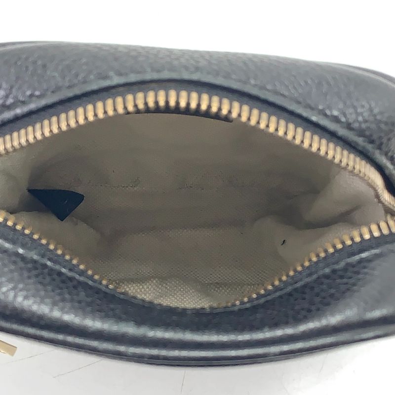 Gucci Shoulder Bag Logo Print Black