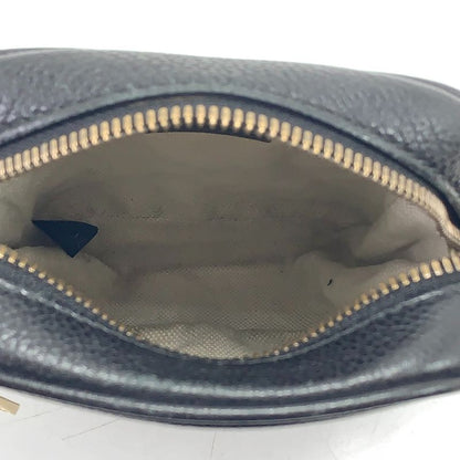 Gucci Shoulder Bag Logo Print Black