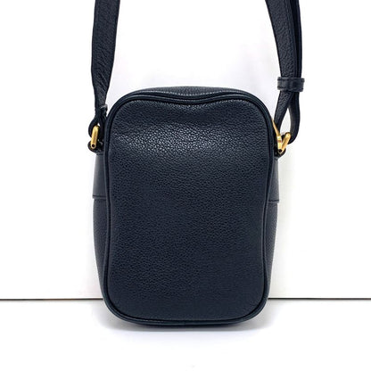 Gucci Shoulder Bag Logo Print Black
