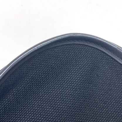 Hermes Evelyne Toile Hunter Shoulder Bag Black