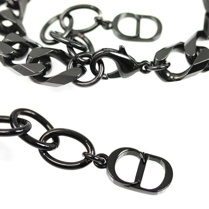 Dior Metal CD Icon Chain Link Bracelet