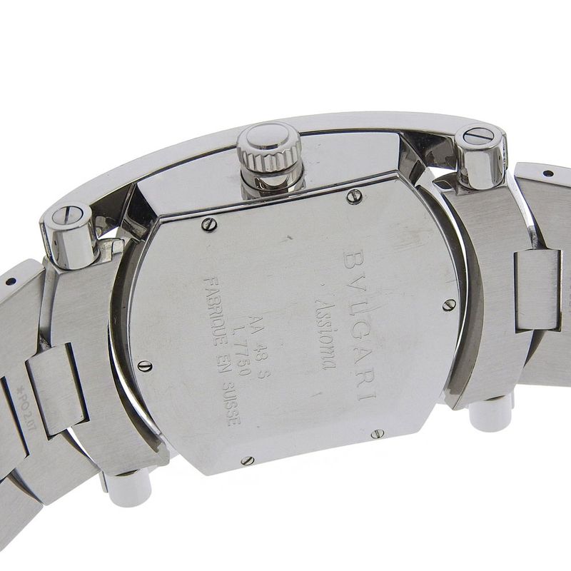 Bvlgari Ashoma Stainless Steel Silver Automatic Winding Analog Display Watch