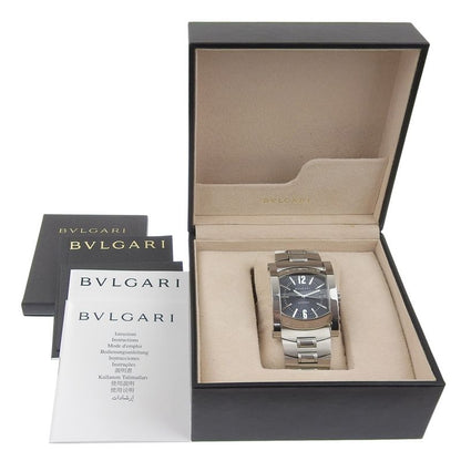 Bvlgari Ashoma Stainless Steel Silver Automatic Winding Analog Display Watch