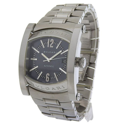 Bvlgari Ashoma Stainless Steel Silver Automatic Winding Analog Display Watch