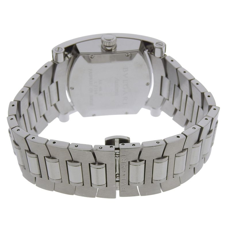 Bvlgari Ashoma Stainless Steel Silver Automatic Winding Analog Display Watch